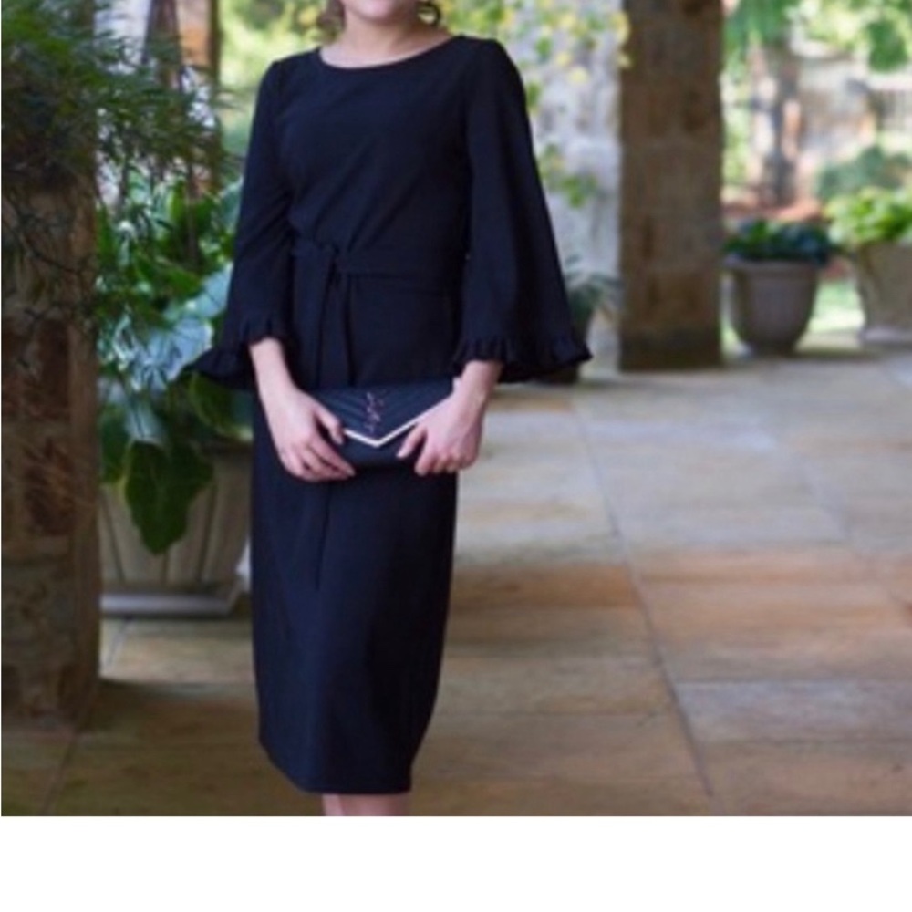 Nostalgia dress in black